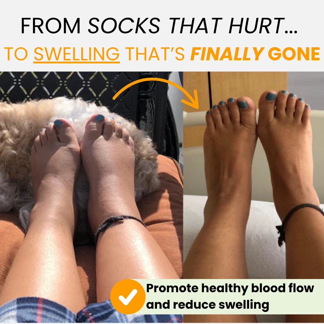 Instant Daily Relief 5-Pack | ComfiStretch™ Diabetic Socks