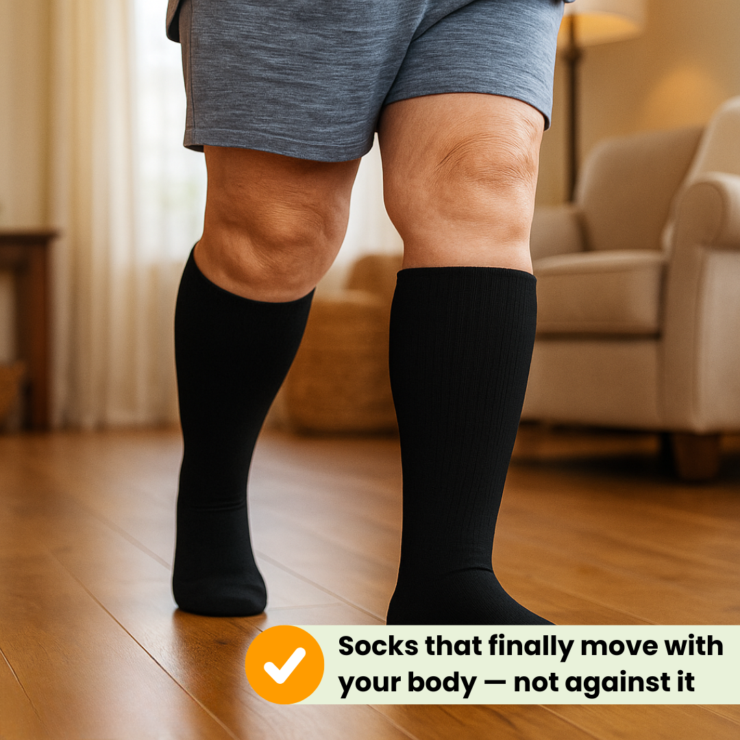 Instant Daily Relief 5-Pack | ComfiStretch™ Diabetic Socks