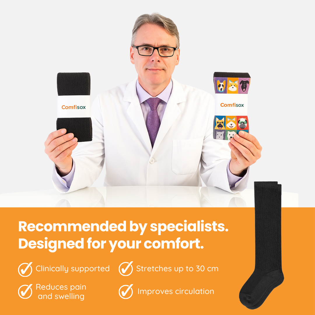 Black | Super-Stretch™ Diabetic Socks