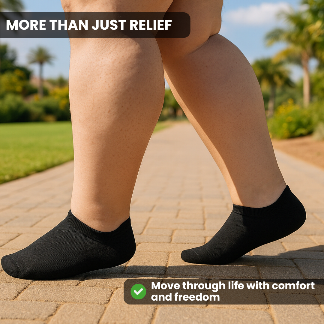 ComfiStretch™ Ankle Socks | Black