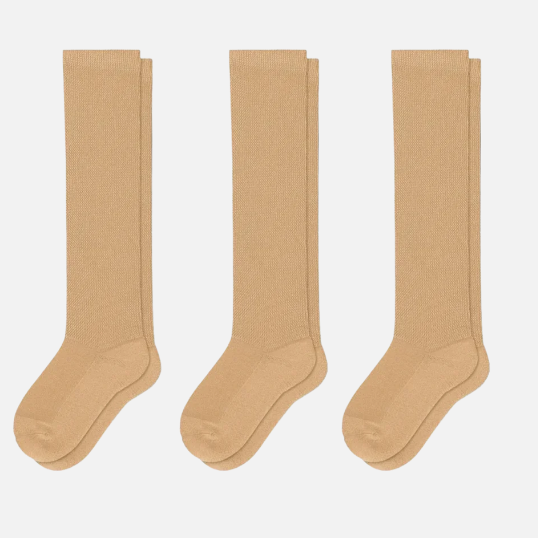 3-Pack Beige | Pain Relief ComfiStretch™ Socks