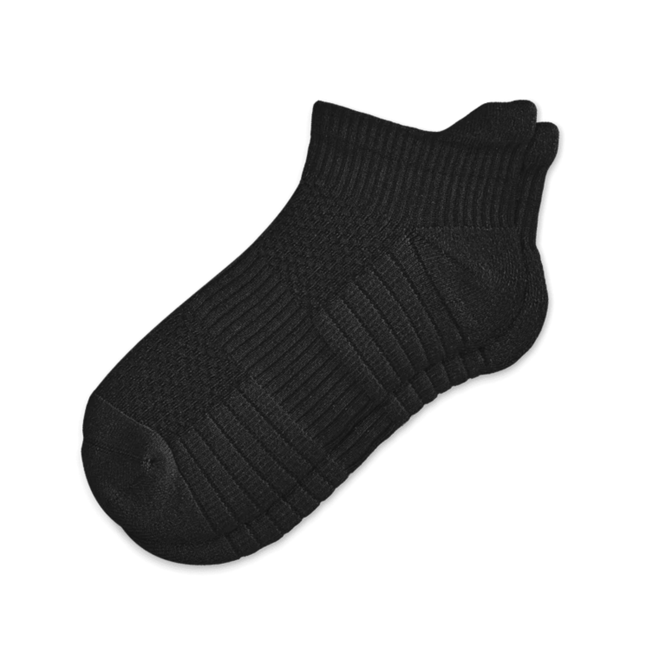 3-Pack Ankle Compression Socks - Black