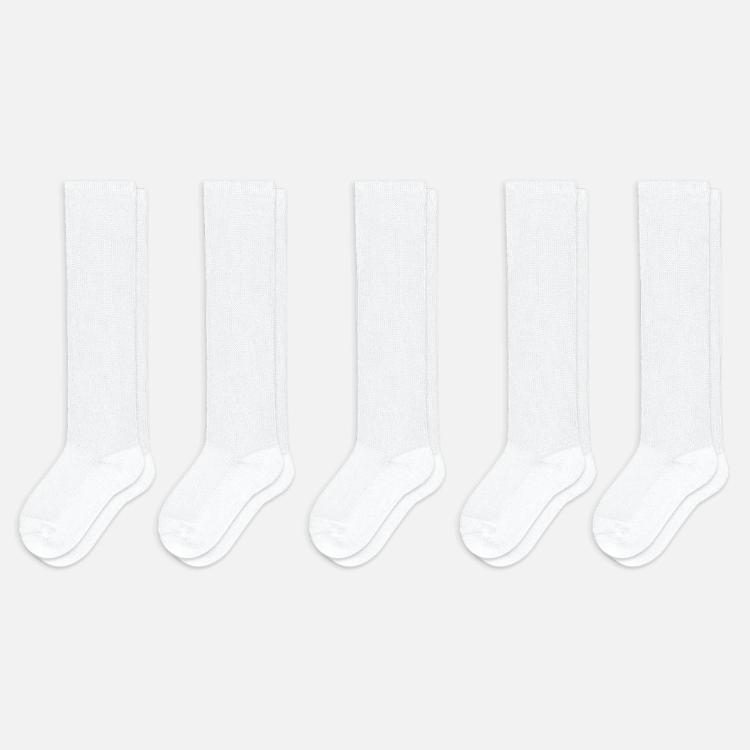 5-Pack White | Pain Relief ComfiStretch™ Socks