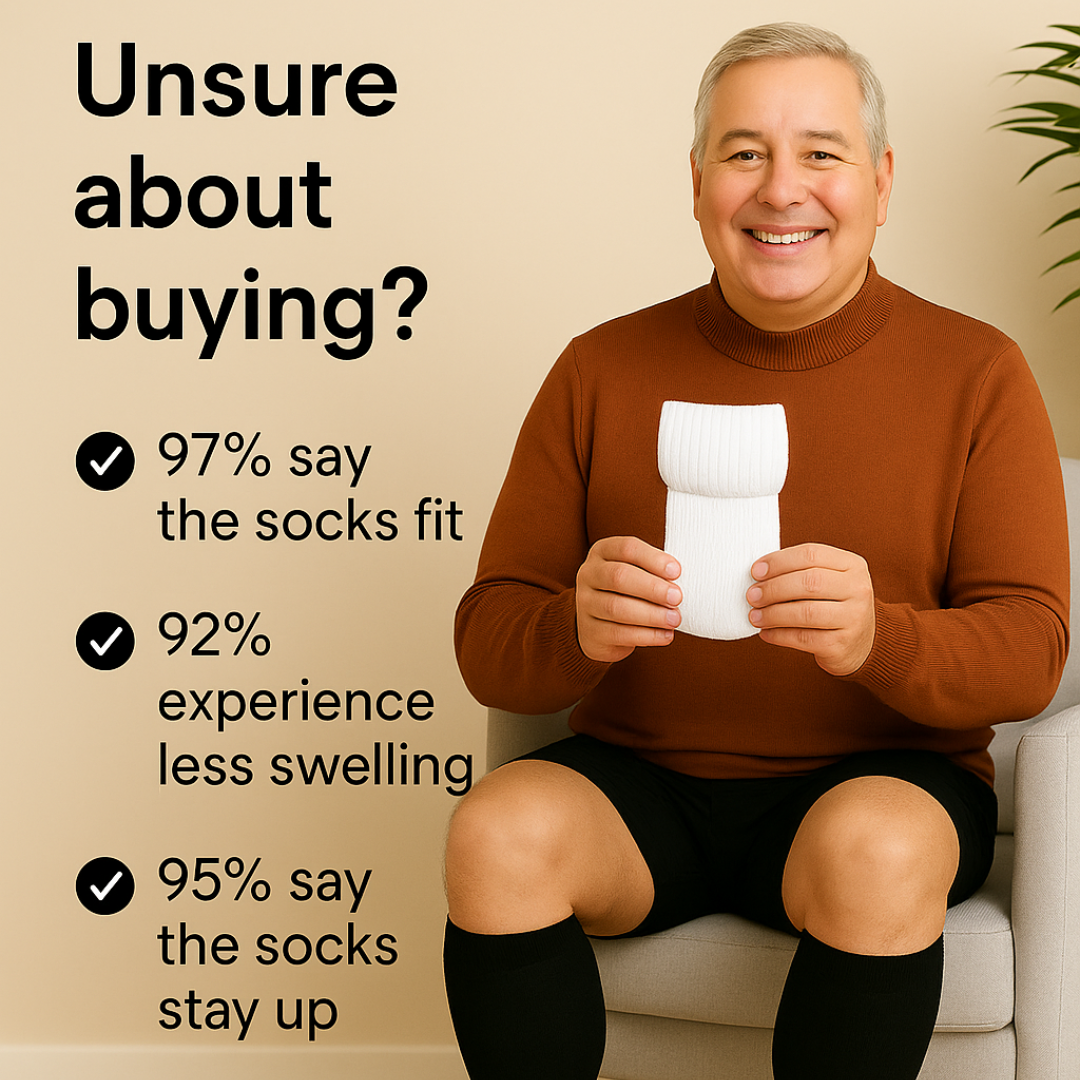 Black | Super-Stretch™ Diabetic Socks