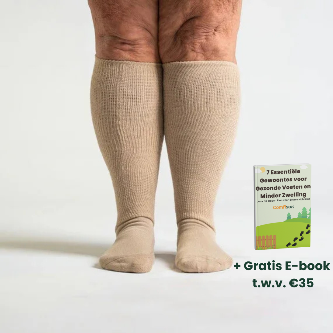 Beige | Super-Stretch™ Diabetic Socks