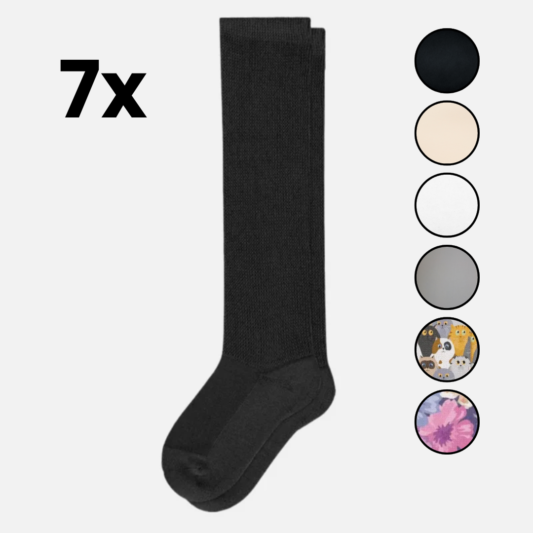 Instant Daily Relief 7-Pack | ComfiStretch™ Diabetic Socks