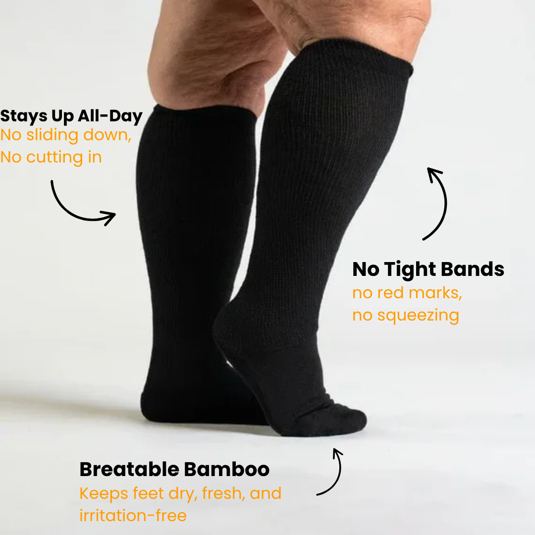 Instant Nerve Pain Relief 3-Pack | ComfiStretch™ Diabetic Socks