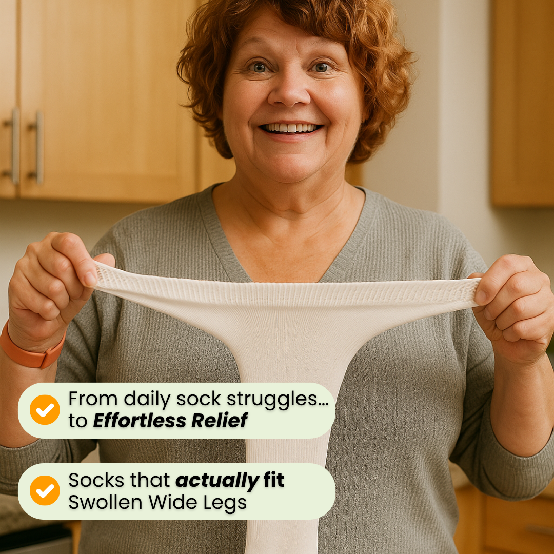 Instant Nerve Pain Relief 3-Pack | ComfiStretch™ Diabetic Socks