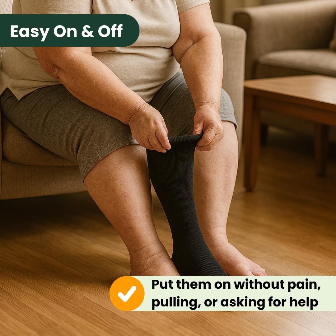 Instant Nerve Pain Relief 3-Pack | ComfiStretch™ Diabetic Socks