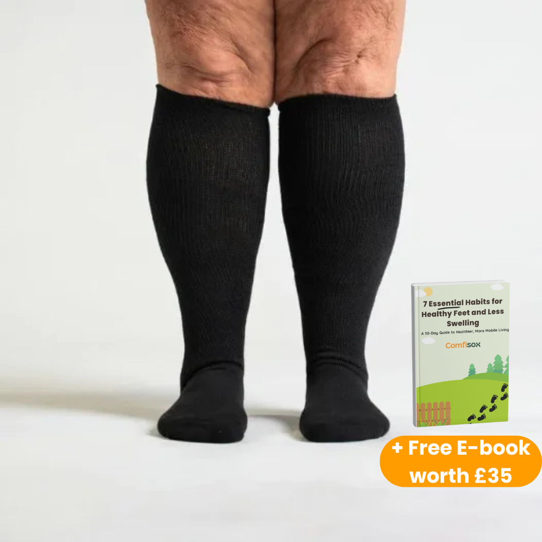 Black | Super-Stretch™ Diabetic Socks
