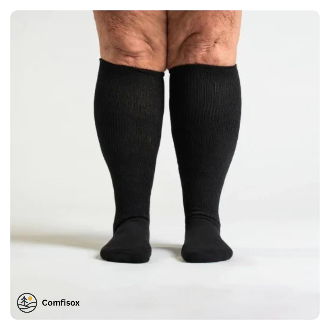 All-Day Comfort & Pain-Free Diabetic Socks | Black