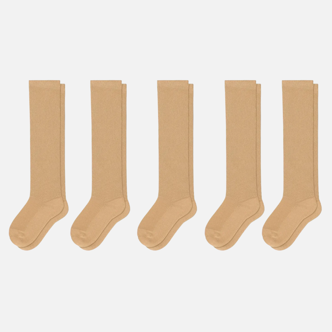 5-pack Beige | Pain Relief ComfiStretch™ Socks