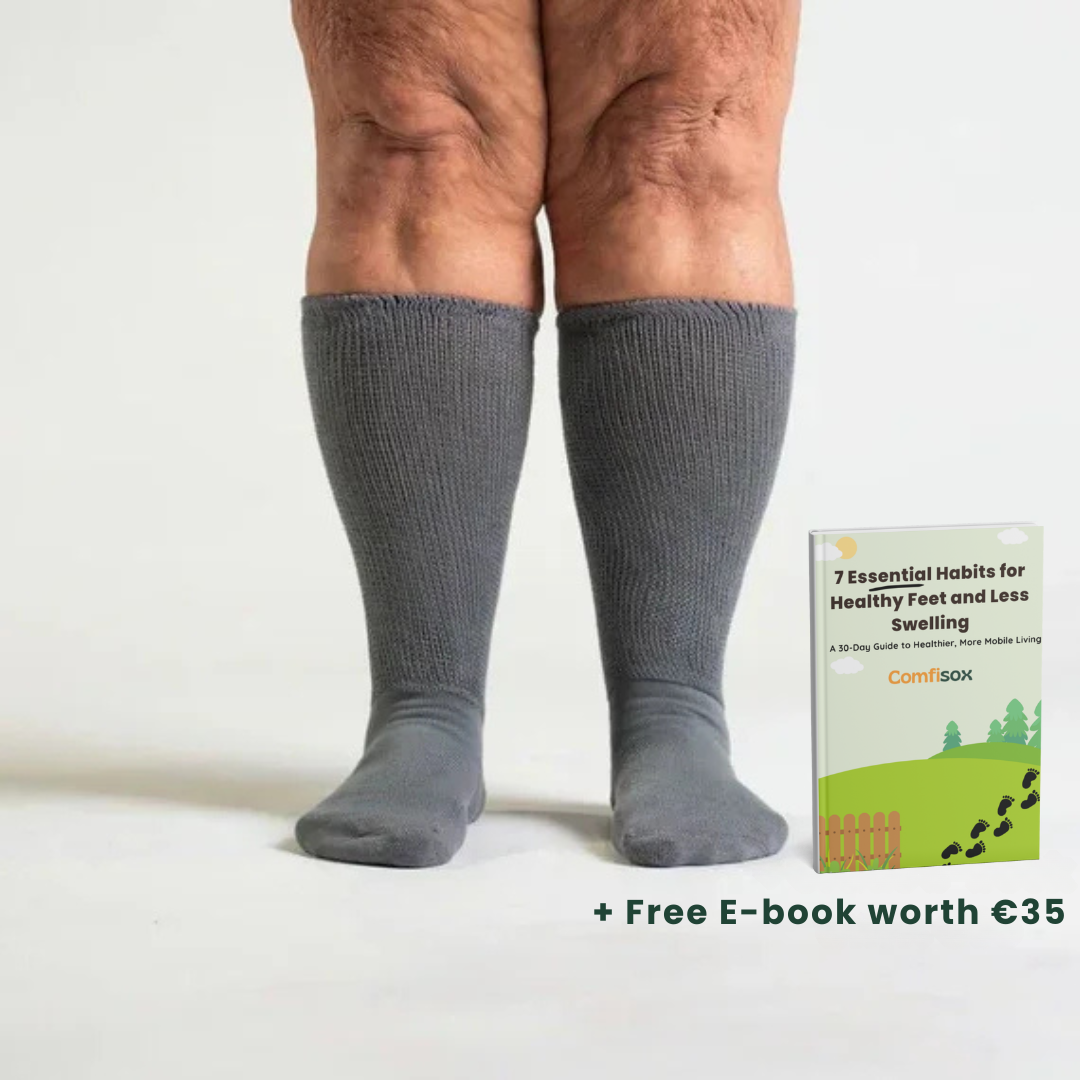 Grey | Super-Stretch™ Diabetic Socks