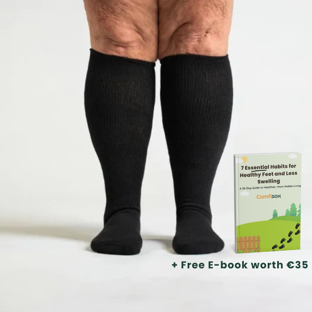 Black | Super-Stretch™ Diabetic Socks